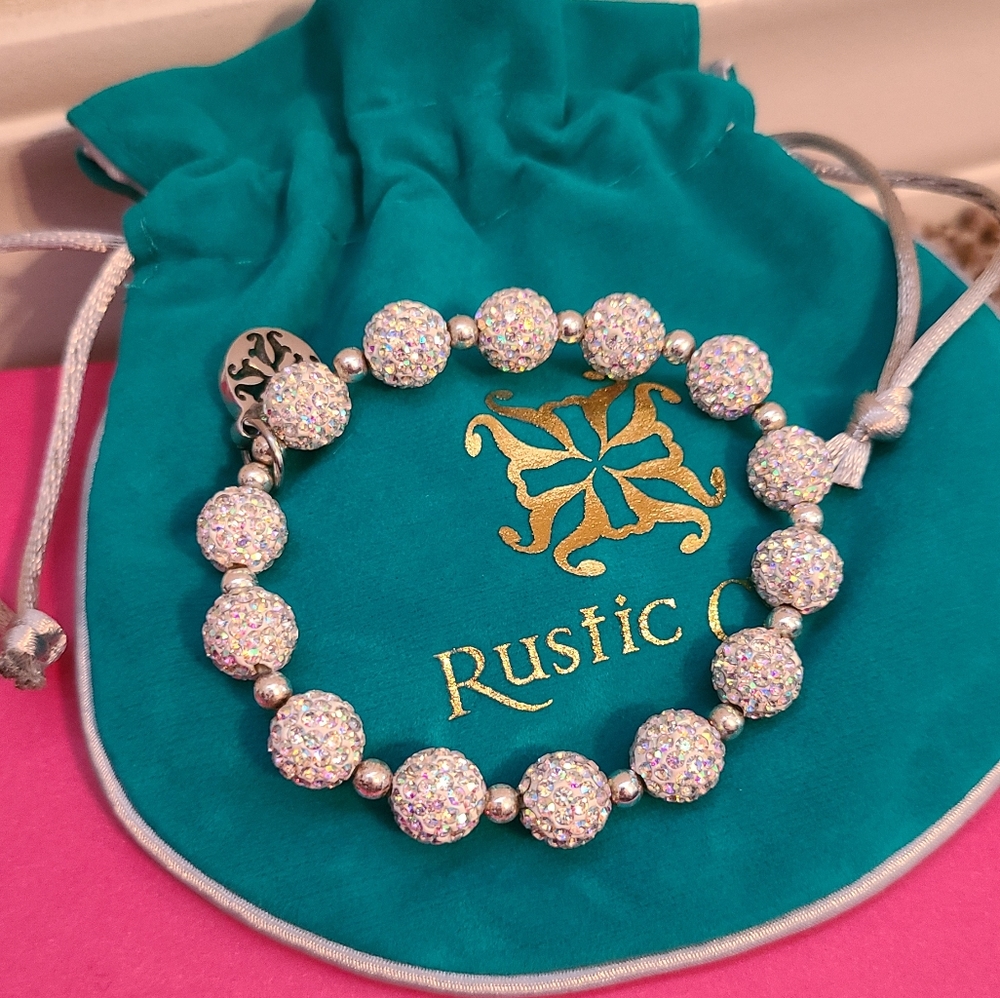 Rustic Cuff Prism Glow Kaleidoscope bracelet